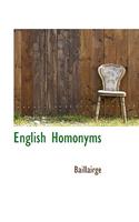 English Homonyms