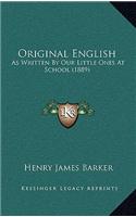 Original English