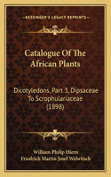 Catalogue Of The African Plants