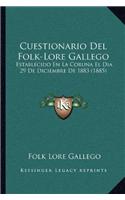 Cuestionario del Folk-Lore Gallego