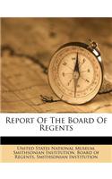 Report of the Board of Regents