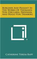 Burgher and Peasant in the Works of Thomasin Von Zirclaria, Freidank, and Hugo Von Trimberg