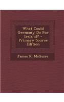 What Could Germany Do for Ireland? - Primary Source Edition