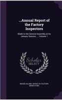 ...Annual Report of the Factory Inspectors