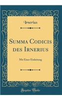 Summa Codicis Des Irnerius
