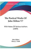 Poetical Works Of John Milton V7