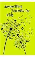 Songwriting Journals For Kids