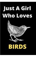 Just A Girl Who Loves Birds Journal