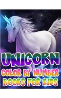 Unicorn Color By Number Books For Kids