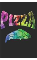 Pizza Notizbuch: Pizza Notizbuch die Perfekte Geschenkidee für Pizza oder Fastfood Fans. Das Taschenbuch hat 120 weiße Seiten mit Punktraster die dich beim Schreiben