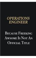 Operations Engineer Because Freeking Awsome is not an official title: Writing careers journals and notebook. A way towards enhancement