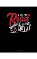 If You Can Read This Rub My Feet: Menu Planner