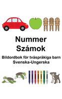 Svenska-Ungerska Nummer/Számok Bildordbok för tvåspråkiga barn