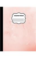 Composition Notebook: Pink Marble