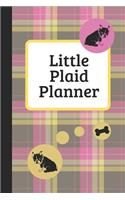 Little Plaid Planner: Undated Planner Organizer for a Year