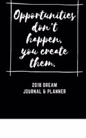 2018 Journal And Planner, 