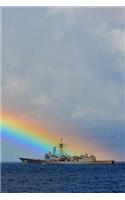 Rainbow Ship Notebook: 150 Lined Pages, Softcover, 6 X 9