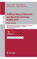 Artificial Neural Networks and Machine Learning – ICANN 2019: Deep Learning