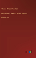 Apuntes para la fauna Puerto-Riqueña