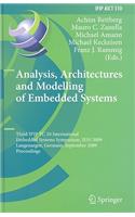 Analysis, Architectures and Modelling of Embedded Systems