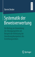 Systematik Der Beweisverwertung: Ein Beitrag Zur Anwendung Der Abwägungslehre Am Beispiel Der Verletzung Der Anordnungskompetenz Des Ermittlungsrichters