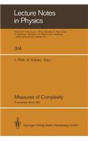 Measures of Complexity