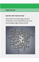Spende oder Sponsoring?: Steuerliche Auswirkungen bei der Produktion eines Werbefilms für eine steuerbegünstigte Körperschaft(German)