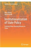 Institutionalization of State Policy