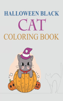 Halloween Black cat coloring book