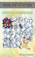 Baseball Sports Activity Book
