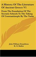 History Of The Literature Of Ancient Greece V1