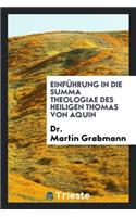 Einführung in die Summa theologiae des heiligen Thomas von Aquin