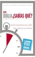 Biblia Sabias Que?-NVI: Datos Fascinantes del Libro Mas Leido en la Historia