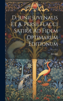 D. Junii Juvenalis Et A. Persii Flacci Satiræ Ad Fidem Optimarum Editionum