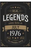 Real Legends were born in July 1976