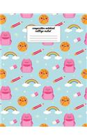Composition Notebook College Ruled: Back to School Notebooks, Blank Lined, College ruled, Journal Notebook, 8.5 x 11 lined 110 pages, for kids school students and teachers