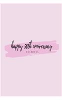 Happy 50th Anniversary Notebook