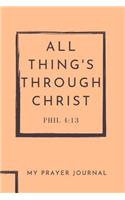 All Thing's Through Christ