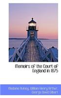 Memoirs of the Court of England in 1675