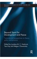 Beyond Sport for Development and Peace