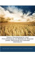 Essays, Philosophical and Psychological