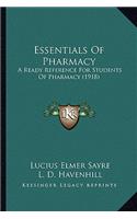 Essentials of Pharmacy
