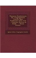 Thesaurus Resolutionum Sac. Congregationis Concilii