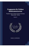 Fragmenta De Viribus Medicamentorum
