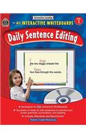 Interactive Learning: Daily Sentence Editing Grd 1: Daily Sentence Editing, Grade 1