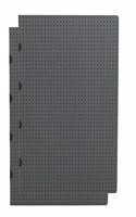 Grey on Black / Grey on Black (set of two) A5 Unlined Notebooks