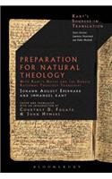 Preparation for Natural Theology