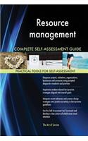 Resource management Complete Self-Assessment Guide