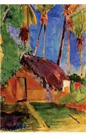 "Hut under the Coconut Palms" by Paul Gauguin: Journal (Blank / Lined)(Art of Life Journals)
