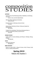 Composition Studies 38.1 (Spring 2010)